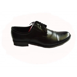 Skorzane BUTY MESKIE CZARNE szerokie TĘGOSĆ H 40