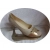 Beżowe sandały SKÓRA obcas 8 tęgość H NR 43