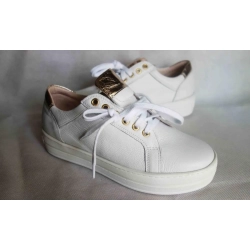 trampki Młodzieżowe białe skóra 37