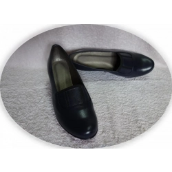 Botek granat na szerszą stopę obcas 6cm nr.37