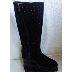 KOZAKI ZAMSZOWE AZURKOWE obwod az 46 cm 38