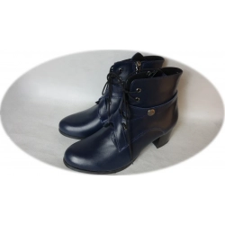 Botki granat na standard stopę obcas 7cm nr.37