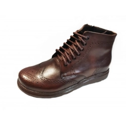 BARDZO szerokie BUTY MESKIE kozaki BRĄZ 3 X H 40