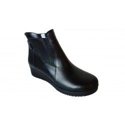 Botki damskie czarne koturn 3cm nr.41