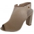 Wycofany z oferty  sandały damskie obcas 10 cm GD-3308 BEIGE 38