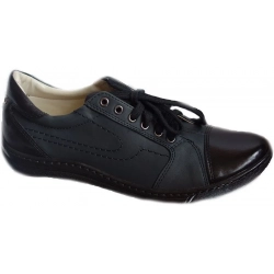 SKÓRZANE buty damskie czarne 36