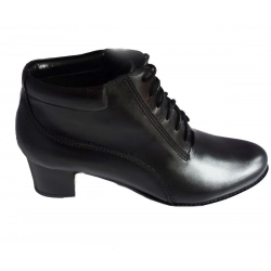 SKÓRZANE BOTKI szerokie tęg 2X H OBCAS 5,5 cm 42