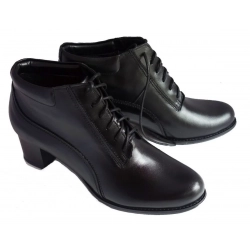 SKÓRZANE BOTKI szerokie tęg 2X H OBCAS 5,5 cm 42