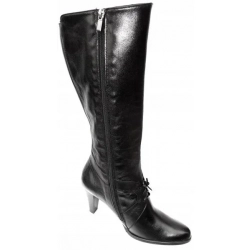 GLAM ,retro CZARNE KOZAKI szeroka az 46 cm nr 42