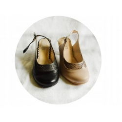 SKÓRZANE sandały DamsKIE PEŁNY PRZÓD 40