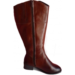 Kozaki SKÓRA SZEROKA CHOLEWKA obwód łydki 46 cm 38