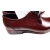 MOSKAŁA skórzane BUTY męskie bordo nr 41
