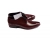 MOSKAŁA skórzane BUTY męskie bordo nr 41
