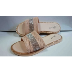 ŚLICZNE klapki rózowe na plaże do wody 41