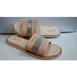 ŚLICZNE klapki rózowe na plaże do wody 41