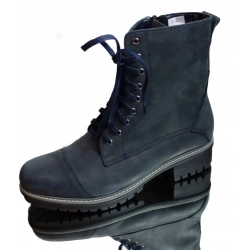 Timberki SKORA NUBUK GRANAT traper 37
