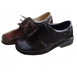 POSKIE Skorzane BUTY MESKIE szerokie kolory nr 40