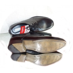 SZEROKIE BUTY MĘSKIE czarny szersze teg G1/2 42