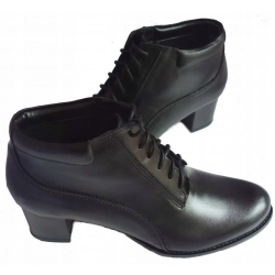 SKÓRZANE BOTKI TEG G i H OBCAS 5,5 cm 43