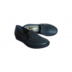 Mokasyn popiel na standard stopę obcas 4,5cm nr.37