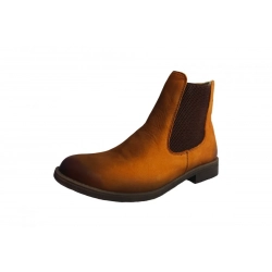 Botki orzech na szerszą stopę obcas 2,8cm nr.37