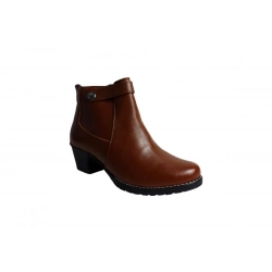 Botki brązowe na STANDARD STOPĘ  obcas 4,8cm nr.37