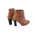 BOTKI skóra szerokie pantera obcas 8 CM 42
