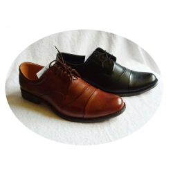 Skorzane BUTY MESKIE szerokie TĘGOSĆ H XXX 45