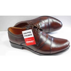 Skorzane BUTY MESKIE szerokie TĘGOSĆ H  CABIR 39