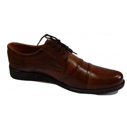 Skorzane BUTY MESKIE szerokie TĘGOSĆ H  KONIAK 41