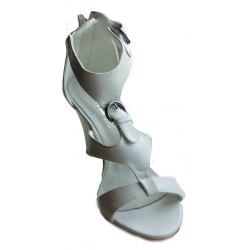 gladiatorki BIAŁE SANDAŁY obcas 9cm rozmiar 36