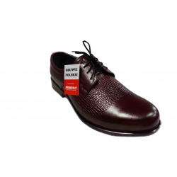 BARDZO SZEROKIE BUTY MESKIE TEGOSC 3 X H 45 BORDO