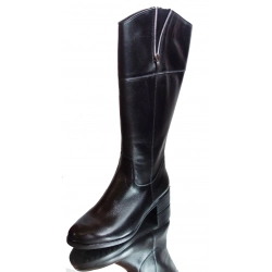 Kozaki SKÓRA SZEROKA CHOLEWKA obwód łydki 46 cm 38