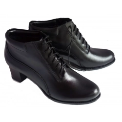 SKÓRZANE BOTKI szerokie tęg 2X H OBCAS 5,5 cm 40