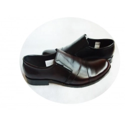 Skorzane BUTY MESKIE szerokie TĘGOSĆ H XX CZERŃ 43