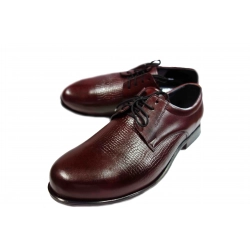 BARDZO SZEROKIE BUTY MESKIE TEGOSC 3 X H 45 BORDO