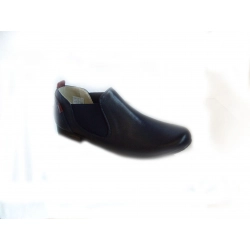 SKÓRZANE niskie sztyblety  GRANAT 36