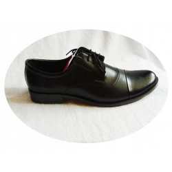 Skorzane BUTY MESKIE szerokie TĘGOSĆ H XXX 44