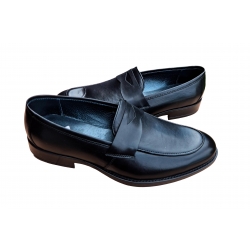 skórzane półbuty czarne tęg G nr.43