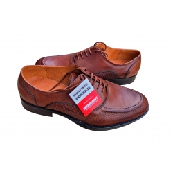 skórzane półbuty moskała brązowe tęg G nr.41