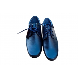 Wygodne skórzane buty dziecięce Moskała Granat tęg G nr.30