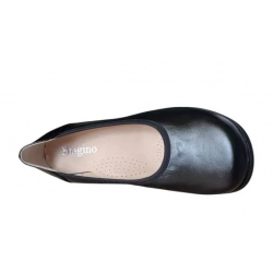 NOWOŚĆ bardzo  szerokie czółenko czarne tęg K 37