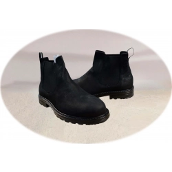 Moskała skórzane czarne sztyblety tęg G nr.41