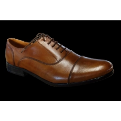 Klasyczne Skórzane półbuty brązowe tęg G nr.40