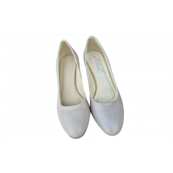 Czółenka damskie ze skóry cappucino obc.6cm nr.37