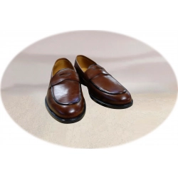 Skórzane brązowe mokasyny tęg G nr.40
