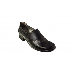 Mokasyny damskie czarne obcas 3,5cm nr.36