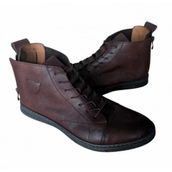 Trzewiki męskie skórzane brązowe rozmiar 42