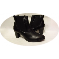 Botki damskie czarne obcas 6,5cm nr.38