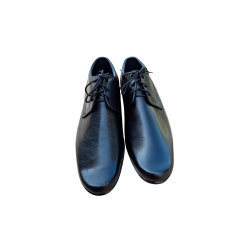 Wygodne skórzane półbuty dziecięce czarne tęg G nr.38